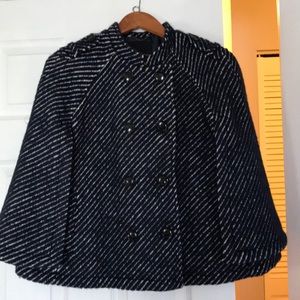 Banana Republic Navy & White cape